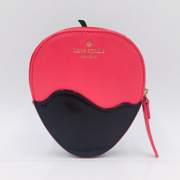 ‼️SOLD‼️ Kate Spade Creme De La Creme Strawberry Coin Purse - Picture 3 of 8